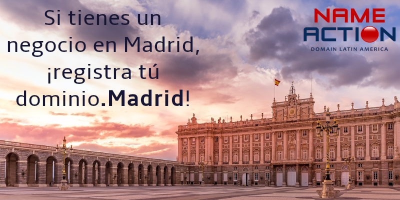 Tu negocio est&aacute; en Madrid, haz que tu dominio tambi&eacute;n lo diga .MADRID